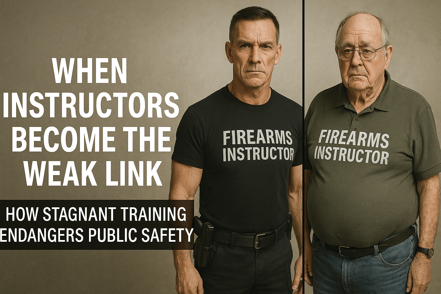 Failing Instructors Are Failing Public Safety