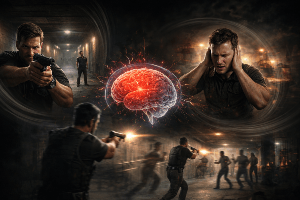 Adrenaline's effects in a defensive encounter