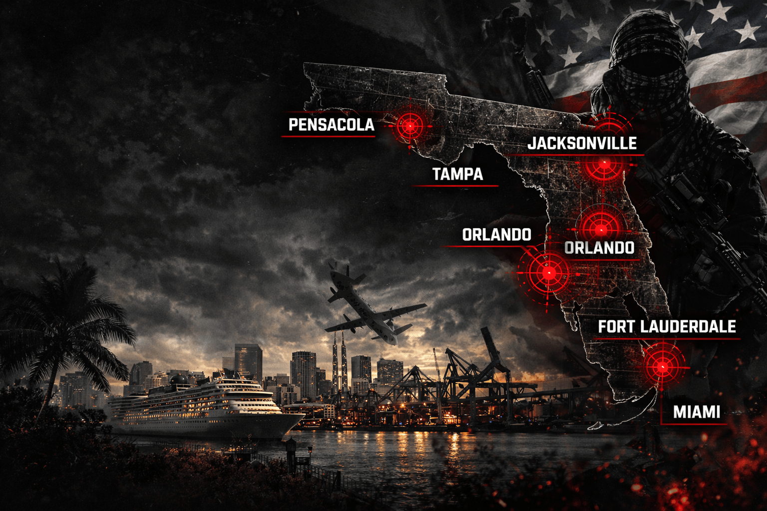 Terror threat on Florida's key cities