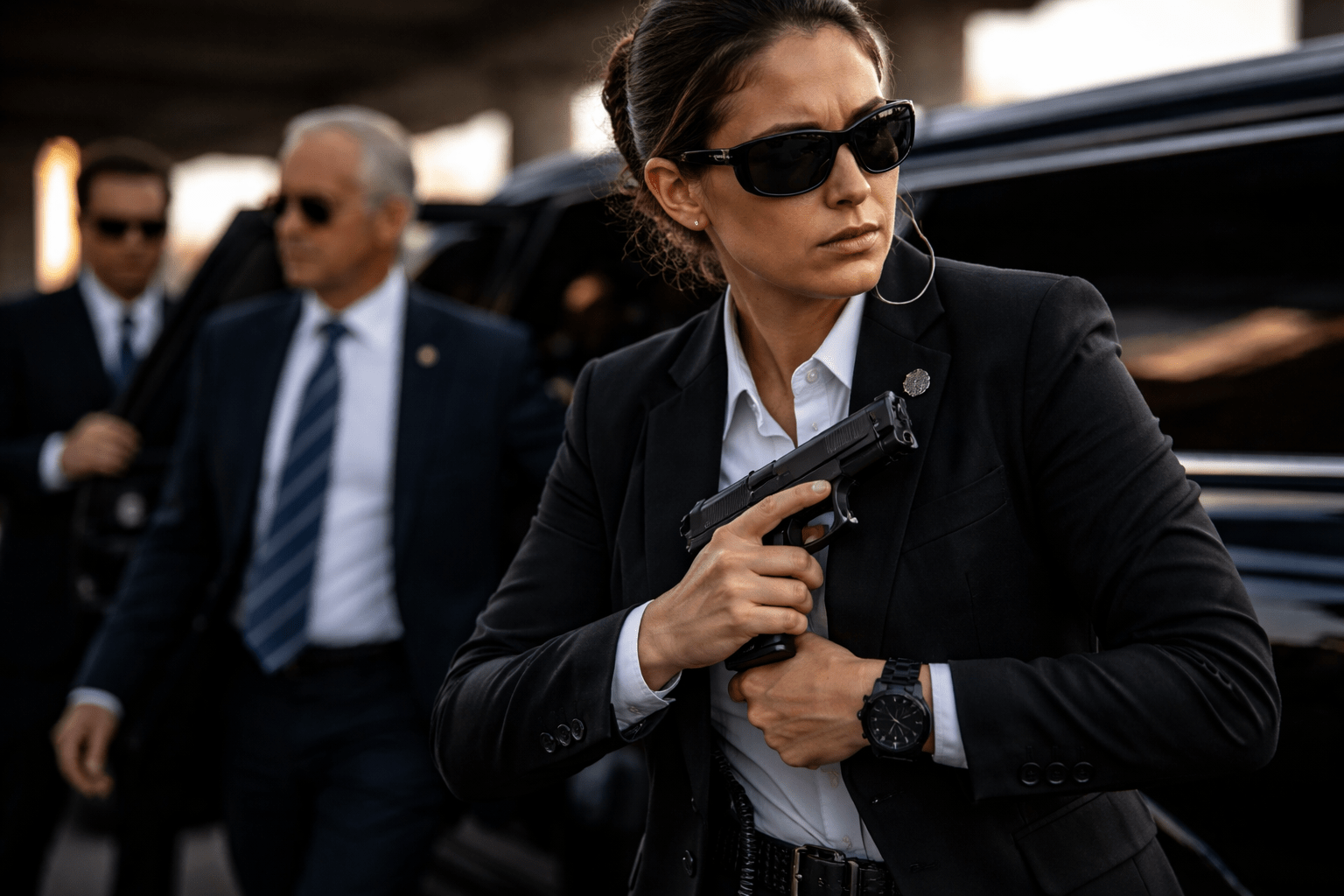 negligent discharge by a U.S. Secret Service agent