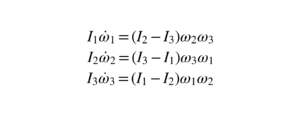 Euler’s equations for rigid-body dynamics. | Valortec Euler’s equations for rigid-body dynamics.