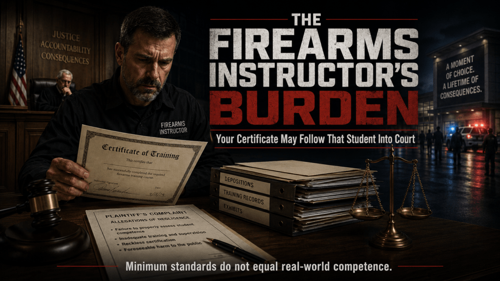 Firearms Instructor Liability