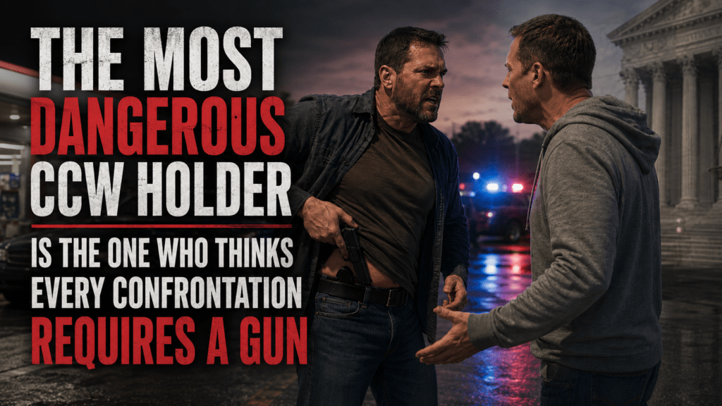 The most dangerous CCW holder