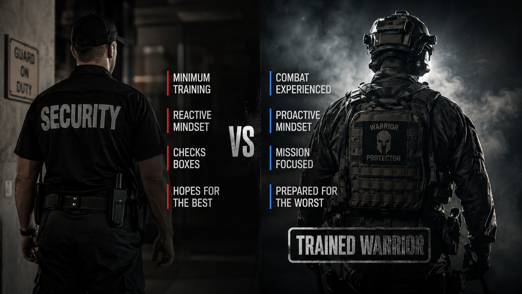 Undertrained vs trained warrior mindset | Valortec Undertrained vs trained warrior mindset