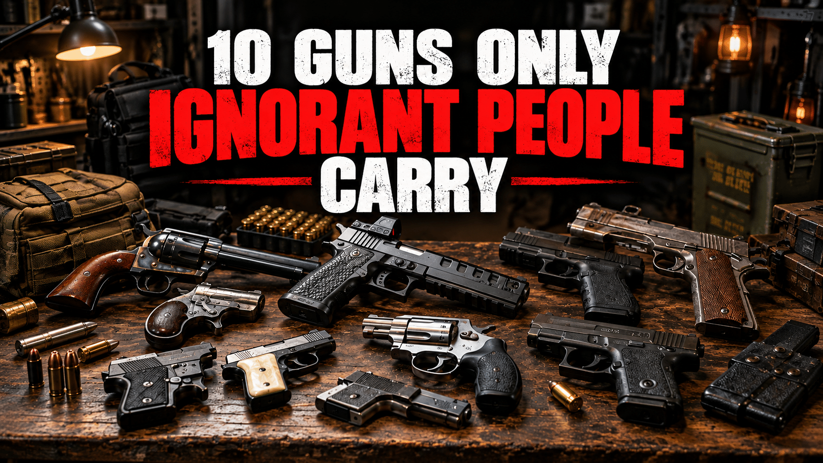 10 Guns Only Ignorant People Carry | Valortec 10 Guns Only Ignorant People Carry