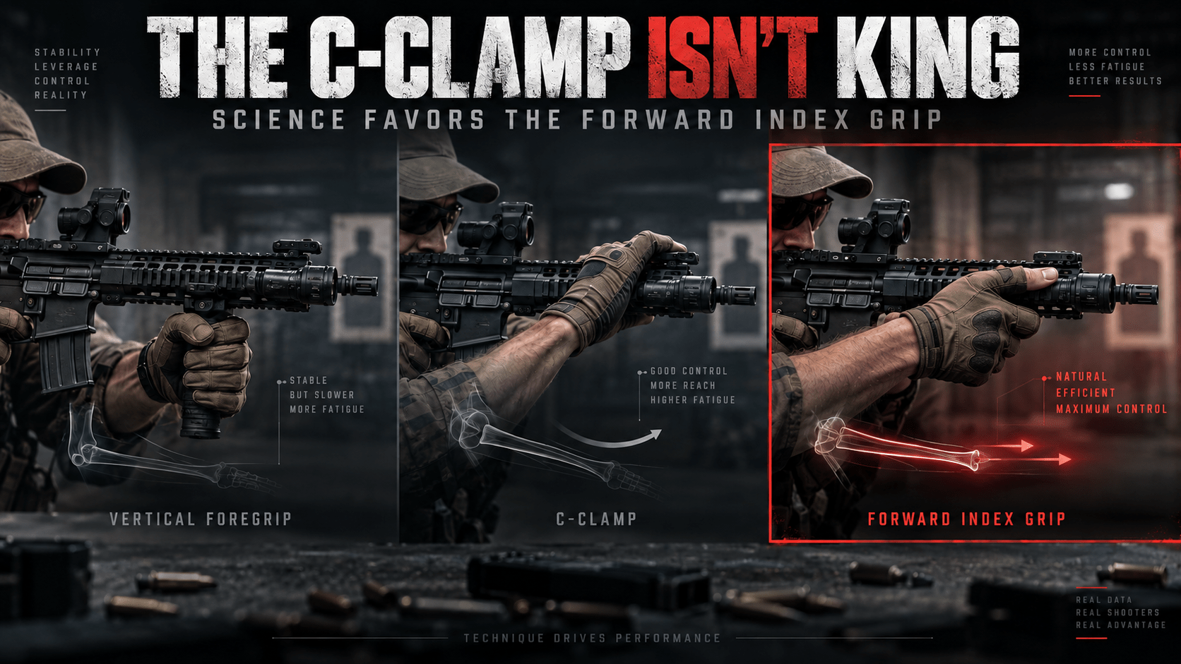 Forward Grip Science Control Redefined | Valortec Forward Grip Science Control Redefined